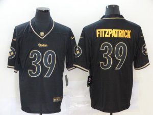 Nike Steelers #39 Minkah Fitzpatrick Black Gold Vapor Untouchable Limited Jersey
