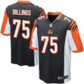 Mens Nike Cincinnati Bengals #75 Andrew Billings Game Black Team Color NFL Jersey