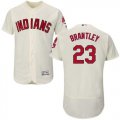Cleveland Indians #23 Michael Brantley Cream Flexbase Authentic Collection Stitched Baseball Jersey