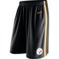 Mens Pittsburgh Steelers Black Epic Team Logo Shorts