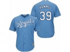 Mens Majestic Kansas City Royals #39 Jason Hammel Replica Light Blue Alternate 1 Cool Base MLB Jersey
