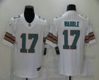 Mens Miami Dolphins #17 Jaylen Waddle White 2020 Color Rush Stitched NFL