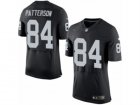 Mens Nike Oakland Raiders #84 Cordarrelle Patterson Elite Black Team Color NFL Jersey