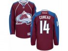 Mens Reebok Colorado Avalanche #14 Blake Comeau Authentic Burgundy Red Home NHL Jersey
