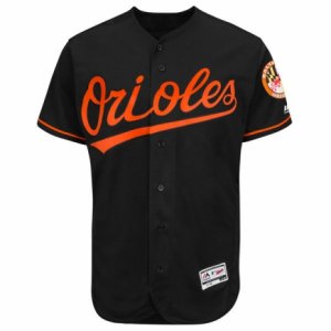 Men\'s Baltimore Orioles Majestic Blank Black Alternate Flexbase Authentic Collection Team Jersey