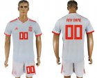 Spain Away 2018 FIFA World Cup Mens Customized Jersey
