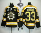 nhl jerseys boston bruins #33 chara black[2013 stanley cup][patch C]