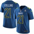 Mens Nike New York Giants #21 Landon Collins Limited Blue 2017 Pro Bowl NFL Jersey