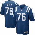 Mens Nike Indianapolis Colts #76 Joe Reitz Game Royal Blue Team Color NFL Jersey