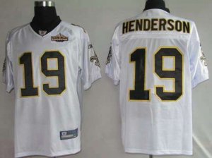 new orleans saints #19 henderson white[champions patch]