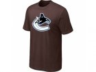 NHL Vancouver Canucks Brown Big & Tall Logo T-Shirt