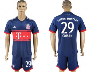 2017-18 Bayern Munich 29 COMAN Away Soccer Jersey