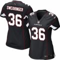 Womens Nike Arizona Cardinals #36 D. J. Swearinger Limited Black Alternate NFL Jersey