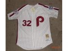 MLB Montreal Expos #32 CARLTON white jerseys Pinstripe
