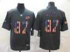 Nike Chiefs #87 Travis Kelce 2019 Salute To Service USA Flag Fashion Limited Jersey