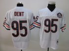 nfl chicago bears #95 richard dent 1985 white[small numbers][hall of fame]