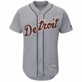 Men's Detroit Tigers Majestic Road Blank Gray Flex Base Authentic Collection Team Jersey