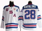 2010 Olympics Team USA #28 Brian Rafalski white