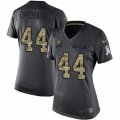 Womens Nike Cleveland Browns #44 Nate Orchard Limited Black 2016 Salute to Service NFL Jersey