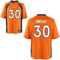 Nike Broncos #30 Phillip Lindsay Orange Elite Jersey