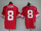 nfl san francisco 49ers #8 young m&n red