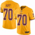 Youth Nike Washington Redskins #70 Sam Huff Limited Gold Rush NFL Jersey
