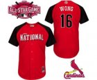 mlb 2015 all star jerseys st.louis cardinals #16 wong red