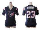 Nike Women Houston Texans #23 Arian Foster Blue Field Flirt Fashion Jerseys[2012]