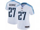 Women Nike Tennessee Titans #27 Eddie George Vapor Untouchable Limited White NFL Jersey