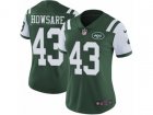 Women Nike New York Jets #43 Julian Howsare Vapor Untouchable Limited Green Team Color NFL Jersey