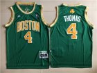 Celtics #4 Isaiah Thomas Green St. Patrick's Day Swingman Jersey