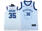 Warriors #35 Kevin Durant White Fashion Current Player Hardwood Classics Nike Jersey