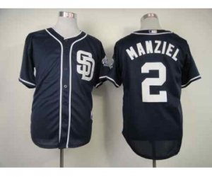 mlb jerseys san diego padres #2 manziel blue[sd][manziel]