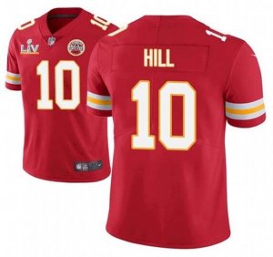 Nike Chiefs #10 Tyreek Hill Red 2021 Super Bowl LV Vapor Untouchable Limited Jersey