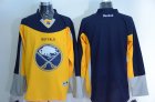 NHL Buffalo Sabres blank blue-yellow Stitched Jerseys