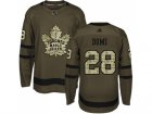 Adidas Toronto Maple Leafs #28 Tie Domi Green Salute to Service Stitched NHL Jersey