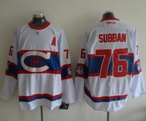 Montreal Canadiens #76 P.K Subban White 2016 Winter Classic Stitched NHL Jersey