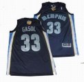 nba Memphis Grizzlies #33 GASOL DK blue