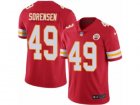 Mens Nike Kansas City Chiefs #49 Daniel Sorensen Elite Red Rush NFL Jersey