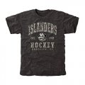 Mens New York Islanders Black Camo Stack T-Shirt