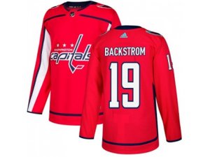 Youth Adidas Washington Capitals #19 Nicklas Backstrom Red Home Authentic Stitched NHL Jersey
