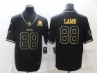 Nike Cowboys 88 CeeDee Lamb Black Gold Est 1960 Patch Vapor Limited Jersey