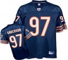 nfl chicago bears #97 anderson blue