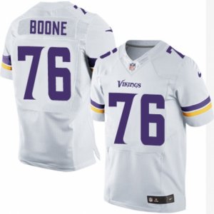 Men\'s Nike Minnesota Vikings #76 Alex Boone Elite White NFL Jersey