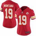 Women's Nike Kansas City Chiefs #19 Joe Montana Limited Red Rush NFL Jersey