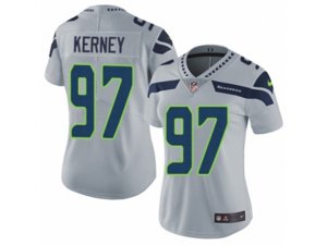 Women Nike Seattle Seahawks #97 Patrick Kerney Vapor Untouchable Limited Grey Alternate NFL Jersey