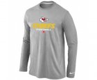 Nike Kansas City Chiefs Critical Victory Long Sleeve T-Shirt Grey