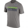 Mens Seattle Seahawks Nike Practice Legend Performance T-Shirt Grey