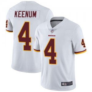 Redskins #4 Case Keenum White Vapor Untouchable Limited Jersey