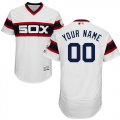 Chicago White Sox White Cooperstown Collection Mens Flexbase Customized Jersey